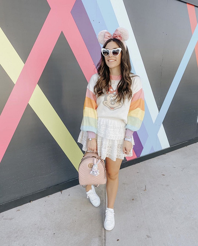 パステルカラーコーデ