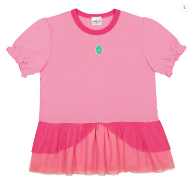 ピーチ姫のキッズTシャツ
