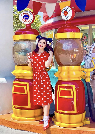 赤ドットコーデ（1）