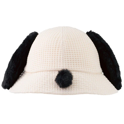 スヌーピー耳付きバケットハット