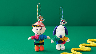 スヌーピーペアマスコットキーチェーン