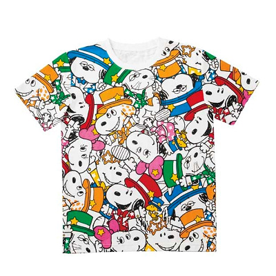 スヌーピー総柄Tシャツ
