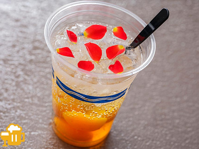 スパークリングカクテル（アプリコット）