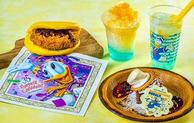 ドナルドの誕生日祝いのスペシャルなメニュー