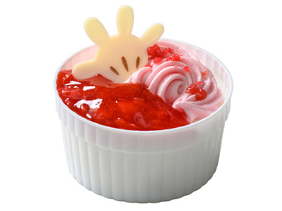 ストロベリーミルクムースケーキ