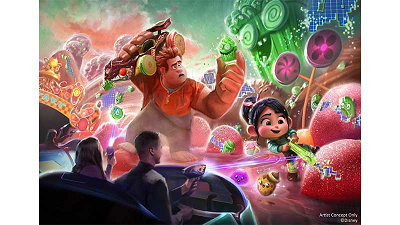 シュガー・ラッシュのアトラクションイメージ画像