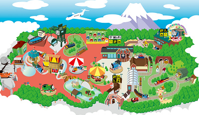 トーマスランドのマップ