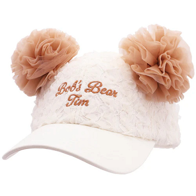 ティムフリル耳付きキャップ