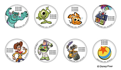 会場購入者特典の缶バッジ