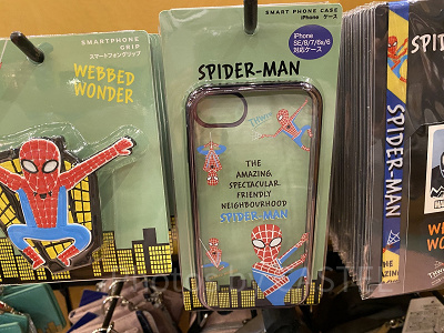 USJスパイダーマングッズ/スマートフォンケース/「WEBBED WODER」