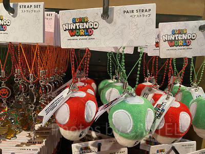 1UPキノコのペアストラップセット