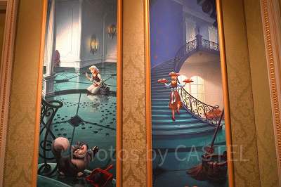 8つの絵画の一部 シンデレラのフェアリーテイルホール