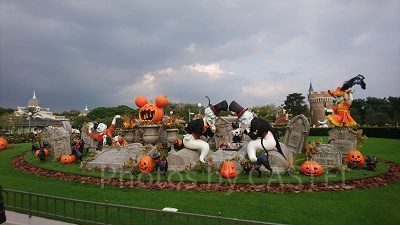 ハロウィーンのデコレーション（過去開催時）