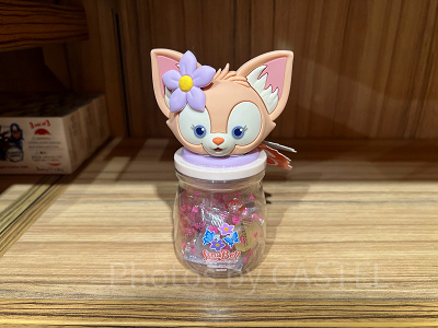 香港ディズニーダッフィー＆フレンズグッズ：リーナベルの瓶入りキャンディー各7種