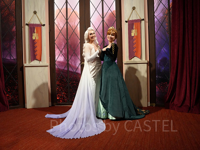 ディズニーカリフォルニアアドベンチャー：アナ＆エルサのグリーティング