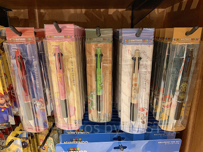 5色ボールペン（マリオ/ピーチ/ヨッシー/キノピオ/クッパ）