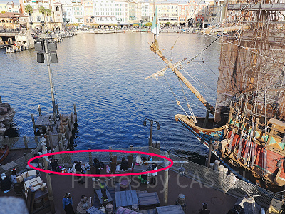 ディズニー・クリスマス・グリーティングの穴場の鑑賞場所