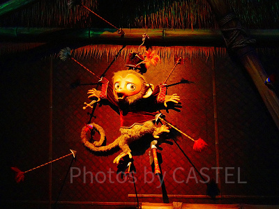 香港ディズニーミスティックマナーに登場する子猿のアルバート