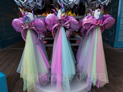 アナハイムディズニーカチューシャ：カラフルユニコーンカチューシャ