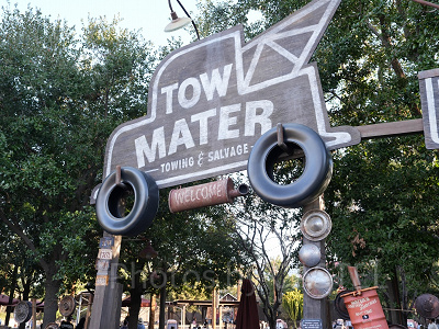 カリフォルニアアナハイムディズニーのアトラクション：メーターのジャンクヤード・ジャンボリー