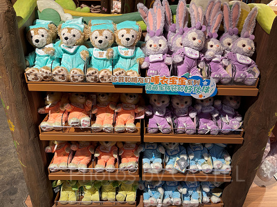 ダッフィー&フレンズ赤ちゃんぬいぐるみ（上海ディズニー）