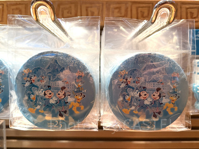 カンバッジ(ディズニーシー25周年グッズ)