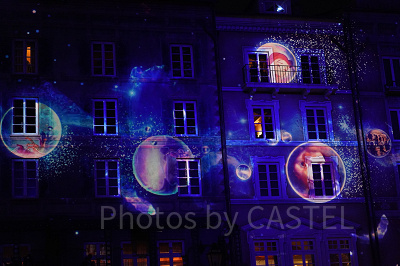 ビリーヴのプロジェクションマッピング