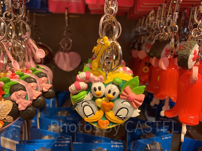 お弁当キーホルダー：ドナルド&デイジー