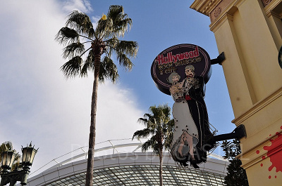 USJハリウッドエリアの看板