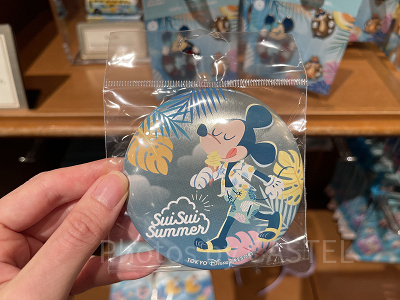 缶バッジ（2022ディズニー夏グッズSUISUI SUMMER）
