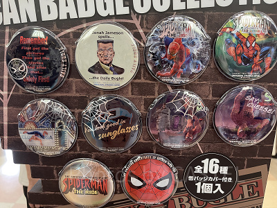 缶バッジ（スパイダーマンファイナルグッズ）