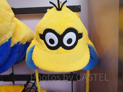 ミニオン耳あて付きキャップ