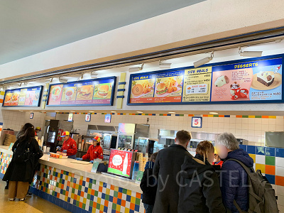 スヌーピーバックロットカフェのレジスペース