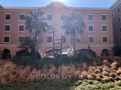 セレブレーションホテル：ディスカバーの中庭