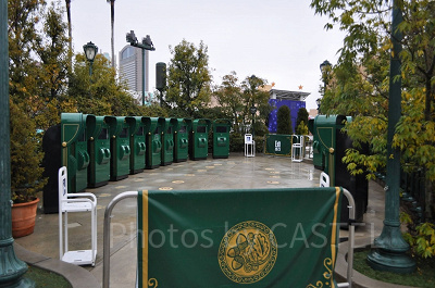 セントラルパークの発券所／ユニバ