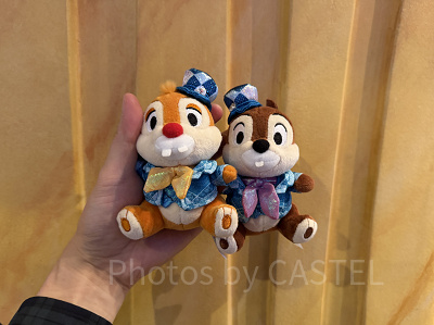 チップとデールぬいぐるみバッジセット(ディズニーシー25周年グッズ)
