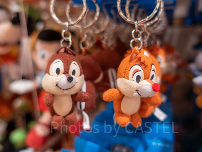 チップ＆デールぬいぐるみキーホルダー