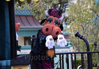  パレードに登場するクララベル・カウ