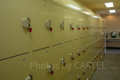 コインロッカーの様子（宅配センター横）