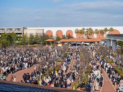 エントランスの混雑状況／9:30