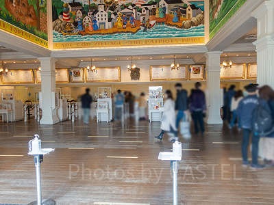 昼のレストランの混雑状況／13:00