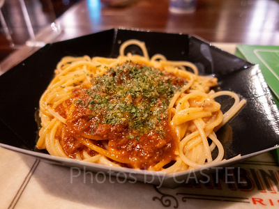 クリーミースパゲッティ、ミートソース