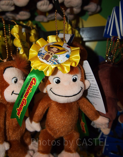 おさるのジョージ・ぬいぐるみキーホルダー