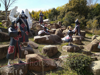 ニジゲンノモリ「NARUTO＆BORUTO 忍里」の「地の巻」に現れる暁