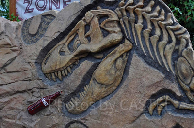 ジュラシック・パークエリアの装飾／USJ