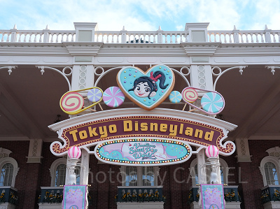 パーク内のデコレーション（2025年撮影）