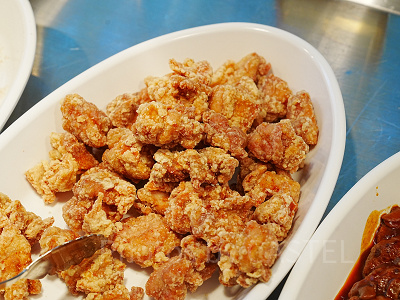 鶏の唐揚げ、ネギ塩ダレ