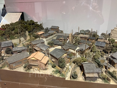 東京タワー内に展示されたジオラマ