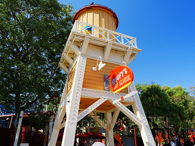 ディズニーカルフォルニアアドベンチャーのアトラクション：グーフィーのスカイスクール