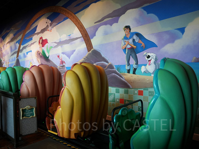 ディズニーカルフォルニアアドベンチャーのアトラクション：リトル・マーメイド：アリエルのアンダーシー・アドベンチャー